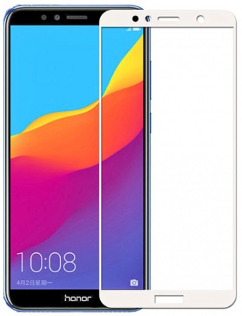

Захисне скло Full Screen Honor 7a/Huawei Y5 2018 White
