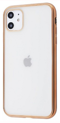

Накладка Matt case + electroplating iPhone 11 Gold (тех.пак.)