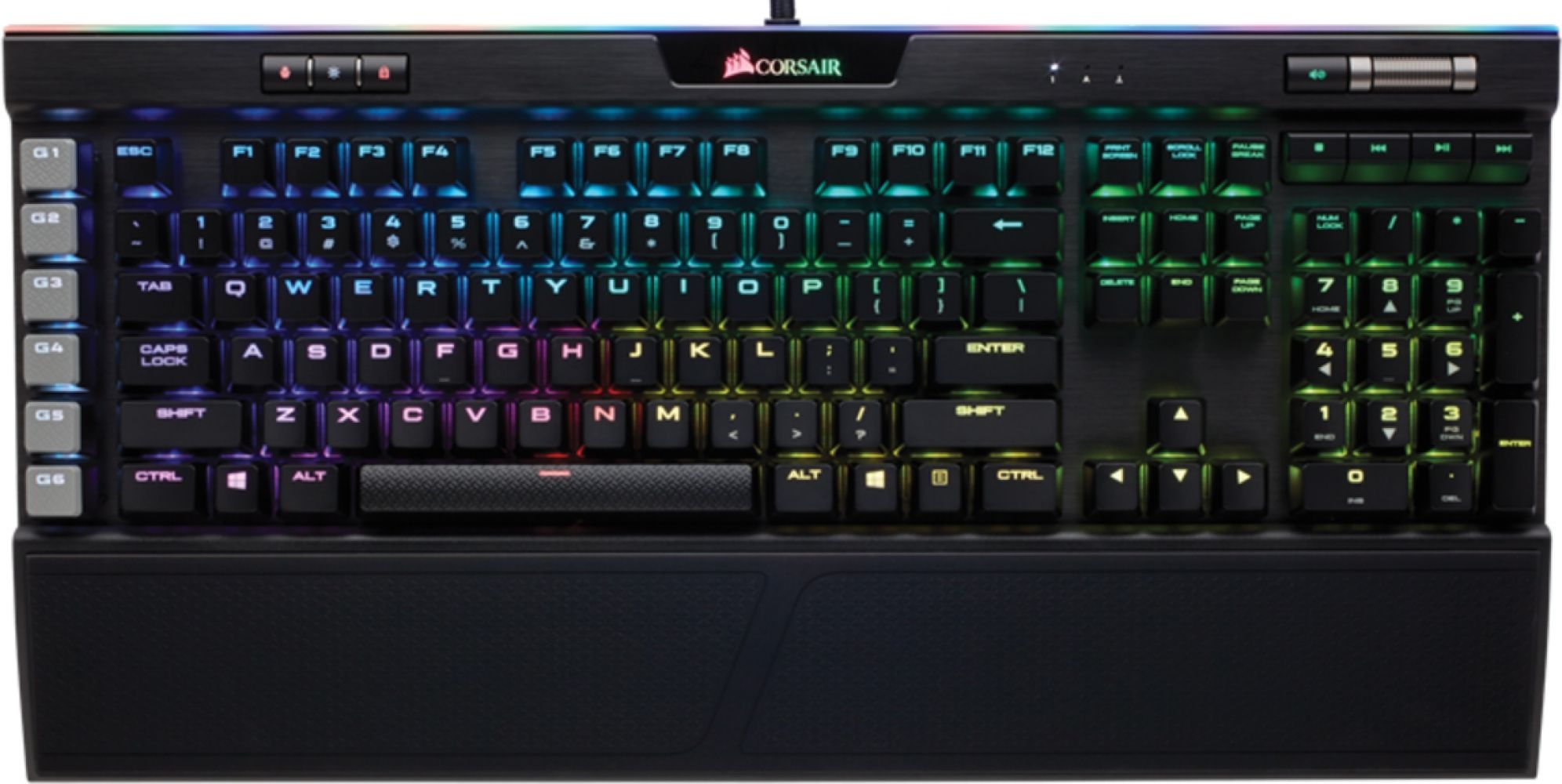 

Клавіатура дротова Corsair K95 RGB Platinum Cherry MX Brown USB (CH-9127012-RU)