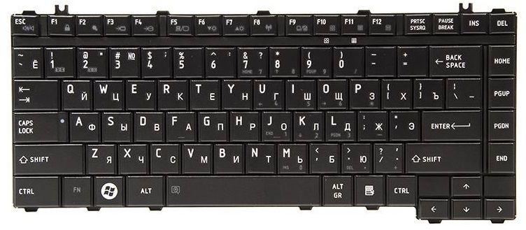

Клавіатура для ноутбука PowerPlant Toshiba Satellite A200, A300, M200, M500, L300 (KB310296)