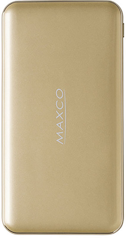 

Портативная батарея Maxco MR-5000A Razor Power Bank Power IQ 2,1А Li-Pol 5000 mAh Gold