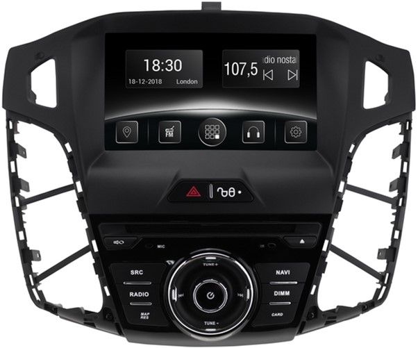 

Автомагнітола штатна Gazer CM6007-BM для Ford Focus (BM) 2012-2016