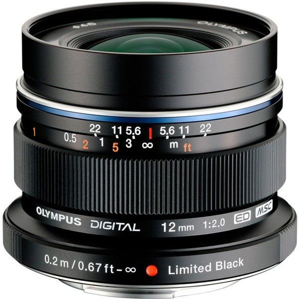 

Объектив Olympus M.Zuiko Digital ED EW-M1220 12mm 1:2.0 Black (V311020BE001)