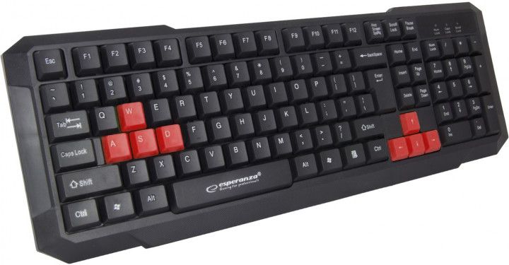 

Клавіатура дротова Esperanza Wired EGK102 USB (EGK102RUA) Red