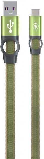 

Кабель Gelius Pro Flexible 2 GP-UC07c USB Type-C 1 м (2099900786365) Pine Green