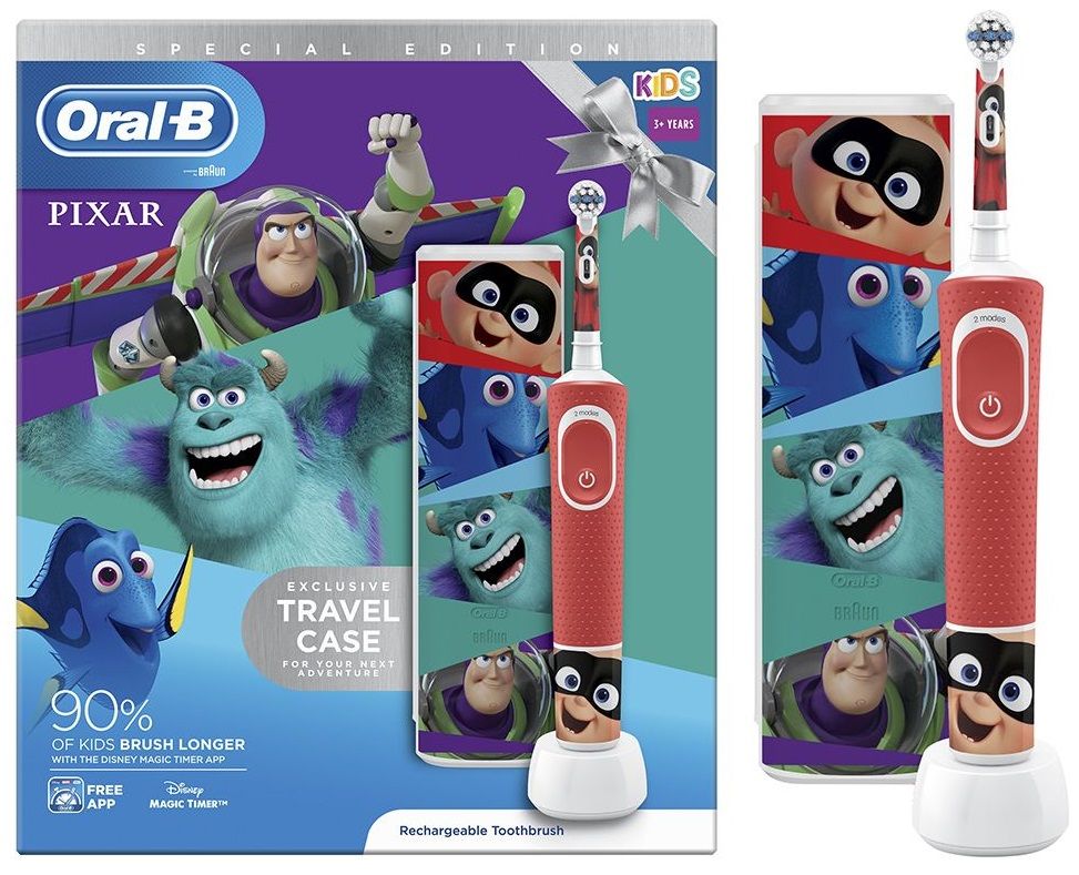 

Електрична зубна щітка Braun Oral-B Kids D100.413.2KX Pixar