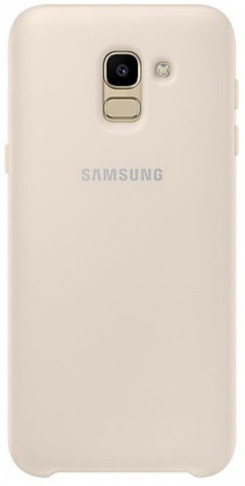 

Панель Samsung Dual Layer Cover для Samsung J6 2018 (EF-PJ600CFEGRU) Gold