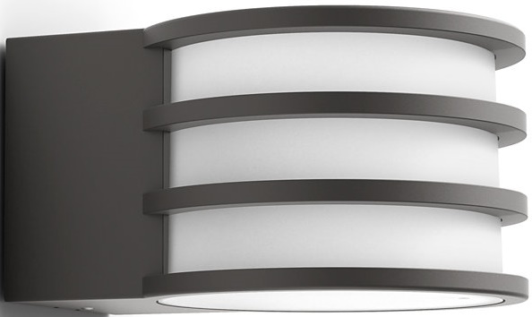 

Смарт-светильник PHILIPS Lucca wall lantern 1x9.5W 230V (17401/93/P0) Anthracite