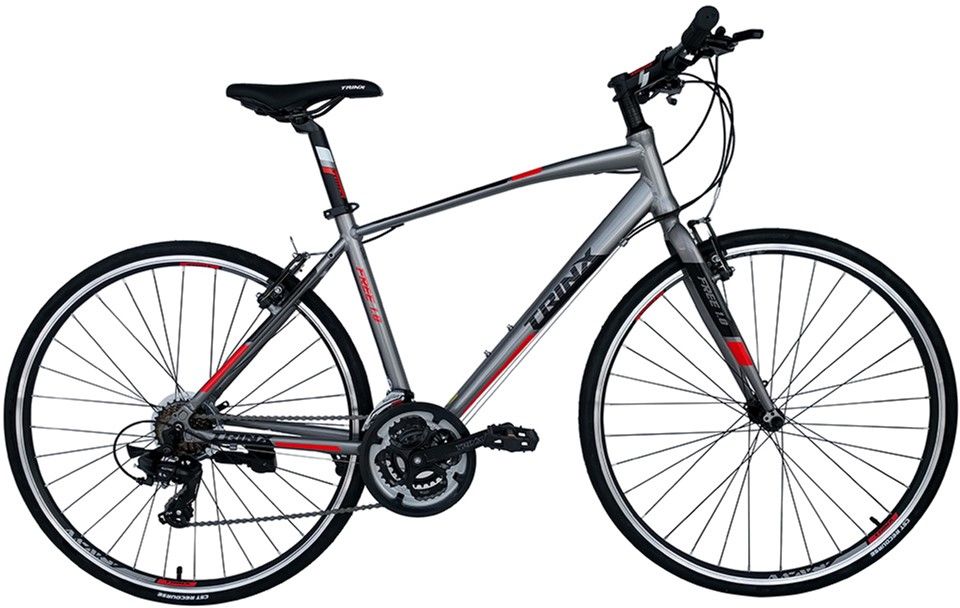 

Велосипед TRINX Free 1.0 2019 700C 50 см (FREE1.0GBR) Grey-Black-Red