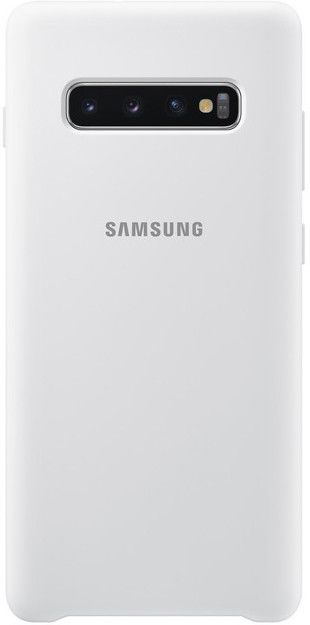Акція на Панель Samsung Silicone Cover для Samsung Galaxy S10 Plus (EF-PG975TWEGRU) White від Територія твоєї техніки