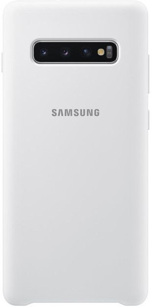 Панель Samsung Silicone Cover для Samsung Galaxy S10 Plus (EF-PG975TWEGRU) White от Територія твоєї техніки на платформе USKIDKA Панель Samsung Silicone Cover для Samsung Galaxy S10 Plus (EF-PG975TWEGRU) White от Територія твоєї техніки