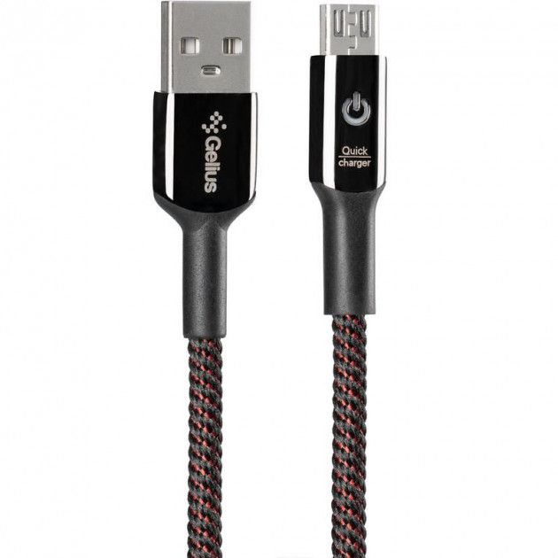 

Кабель Gelius Pro Smart GP-U08m MicroUSB (2A) Black