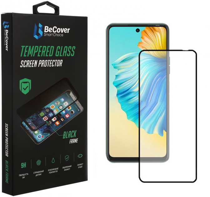 

Захисне скло BeCover для Tecno Camon 17P (706668) Black