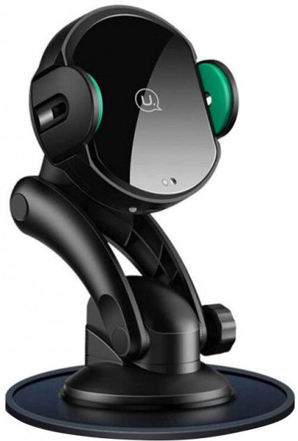 

Автотримач Usams US-CD94 Black + Wireless Charger (CD94ZJ01)