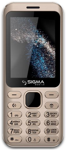 

Мобільний телефон Sigma mobile X-style 33 Steel Gold