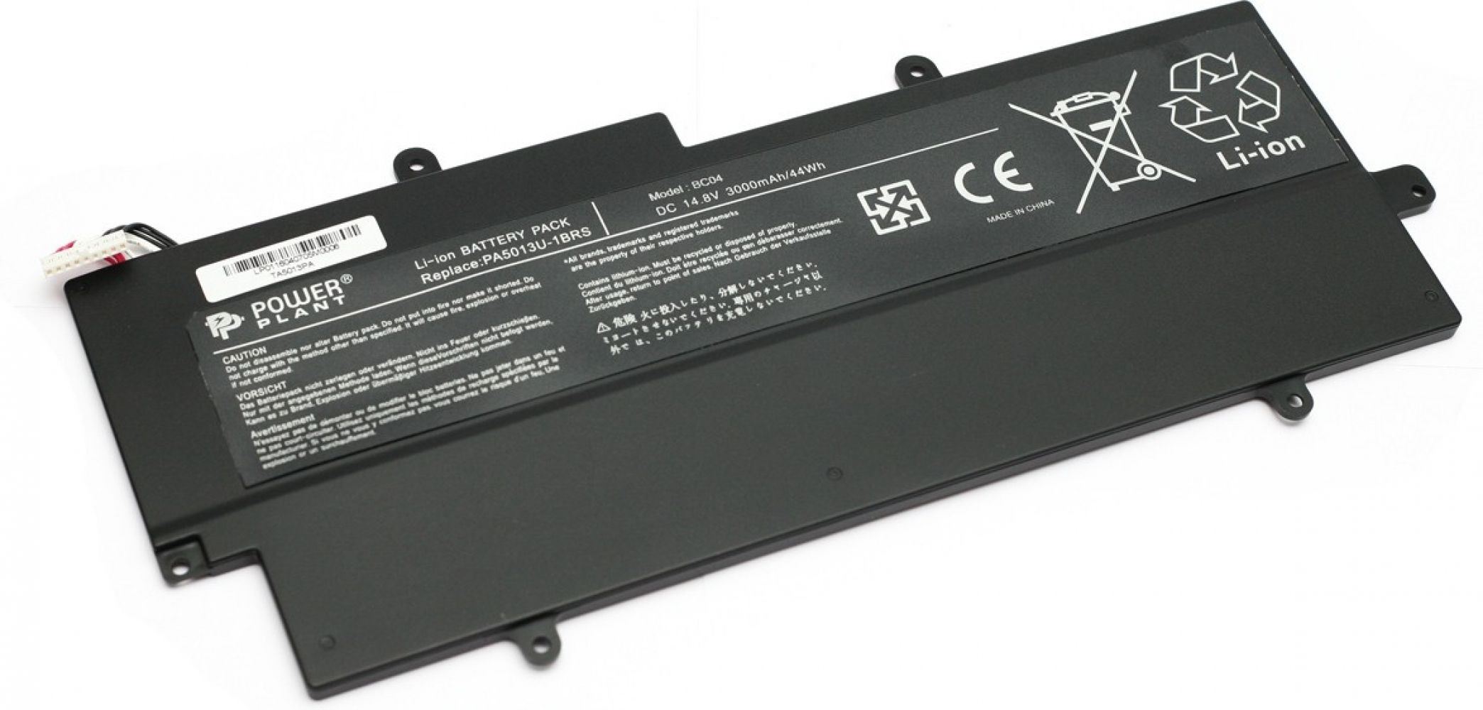 

Акумулятор PowerPlant для TOSHIBA Portege Z830 Ultrabook (PA5013U-1BRS) 14.8V 2600mAh