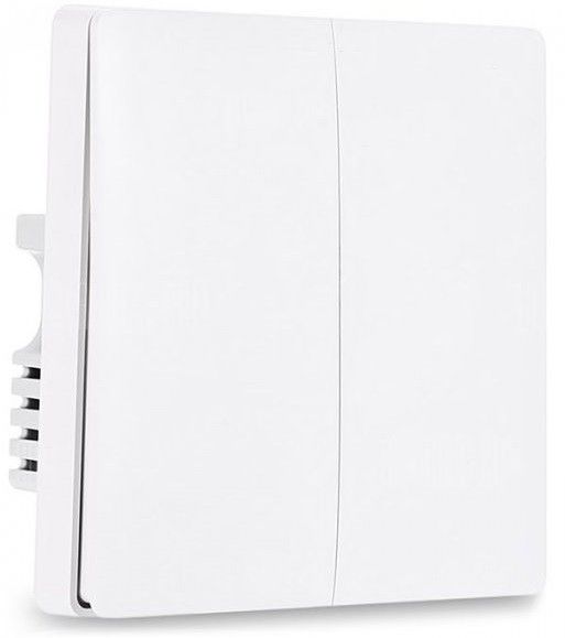 

Умный выключатель Xiaomi Aqara Smart Light Switch ZigBee Version (2 кнопки) (QBKG03LM)