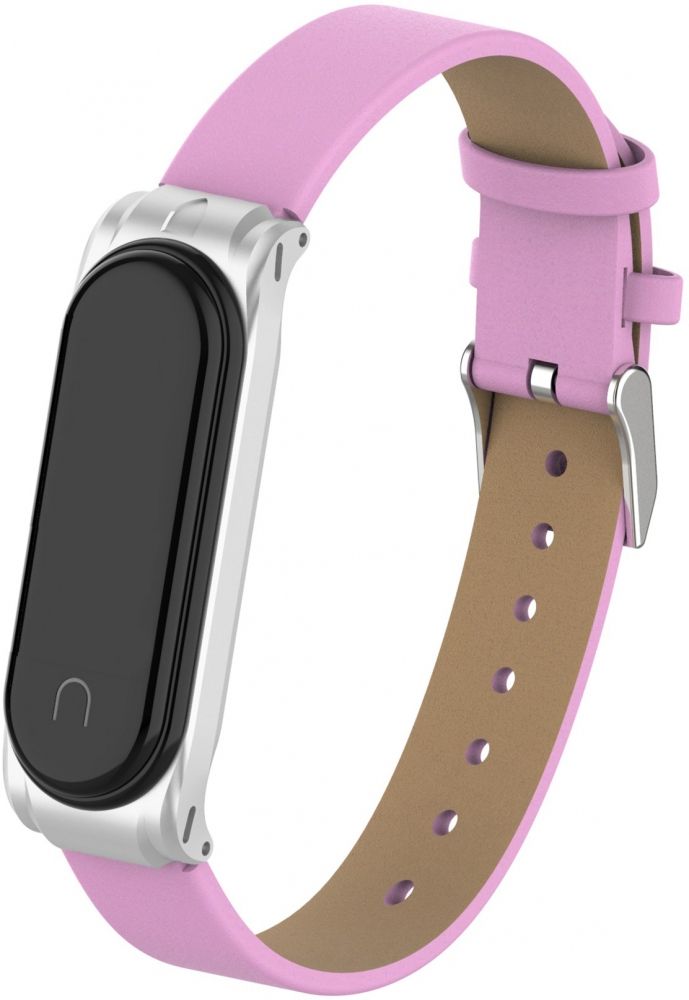 

Ремешок Armorstandart Soft Band для Xiaomi Mi Band 4/3 (ARM55216) Pink/Silver