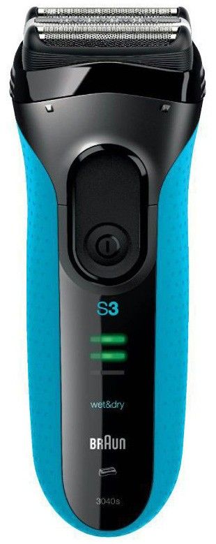 

Электробритва BRAUN Series 3 3040TS Blue (Чехол + Гель)