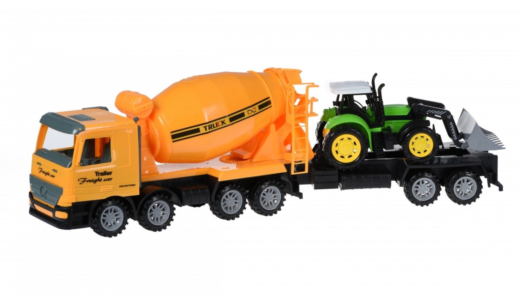 

Машинка инерционная Same Toy Truck Бетономешалка с бульдозером (98-88Ut-2) Yellow