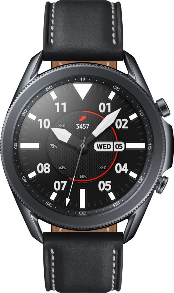 Акція на Смарт годинник Samsung Galaxy Watch 3 45mm (SM-R840NZKASEK) Black від Територія твоєї техніки