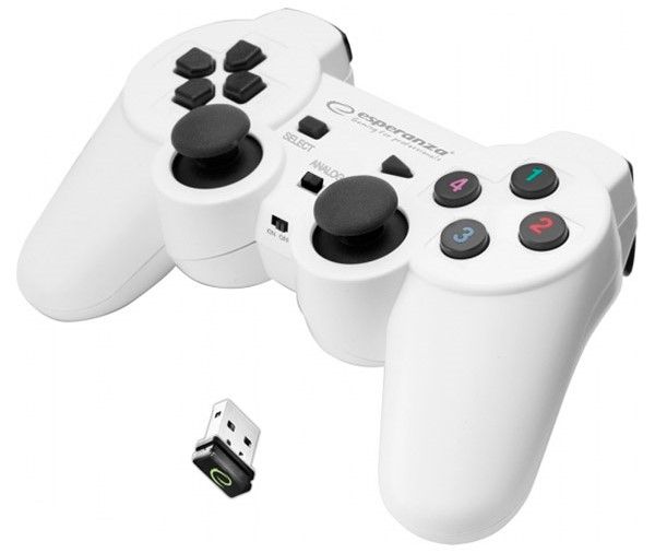 

Геймпад бездротовий Esperanza Gladiator PC/PS3 (EGG108W) White