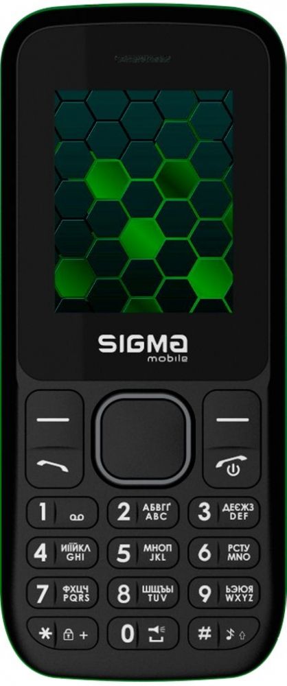 Акция на Мобільний телефон Sigma mobile X-style 17 Update Black/Green от Територія твоєї техніки