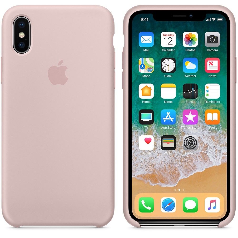 

Накладка Apple TPU Original Iphone X Pink Sand (ZKMQT62ZMA)