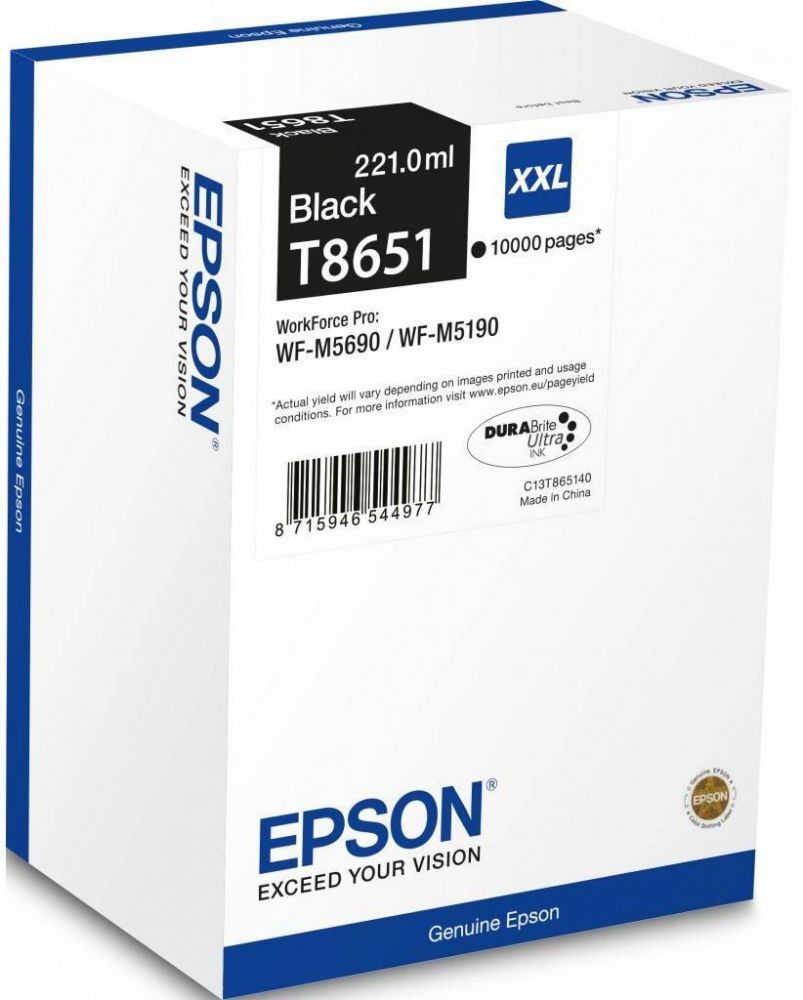 

Картридж Epson T8651 XXL (C13T865140) Black