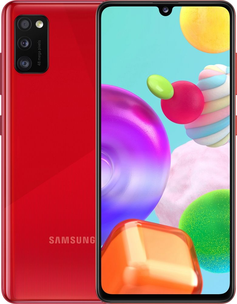 

Смартфон Samsung Galaxy A41 4/64GB (SM-A415FZRDSEK) Prism Crush Red
