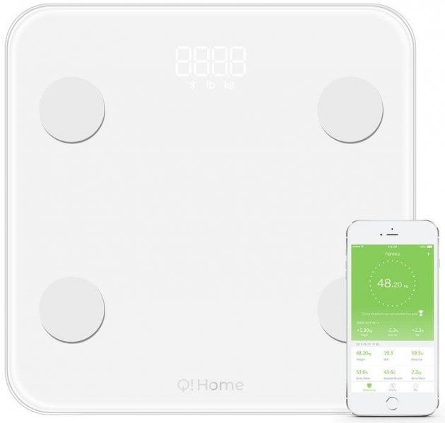 

Смарт-ваги QHome Body Fat Composition White (СS20Q)