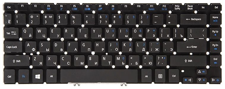 

Клавіатура для ноутбука PowerPlant Acer Aspire V5-471 (KB311804)