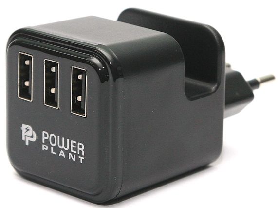 

Мережевий зарядний пристрій PowerPlant W-360 3xUSB 3.4 A (DV00DV5065)