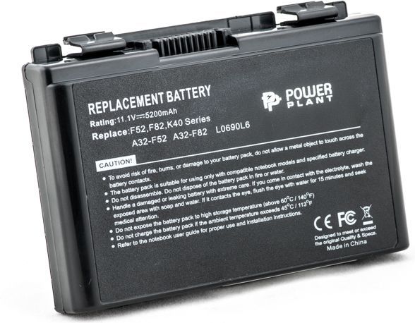 

Акумулятор PowerPlant для Asus F82 Black (11.1V/5200mAh/6Cells) (NB00000058)