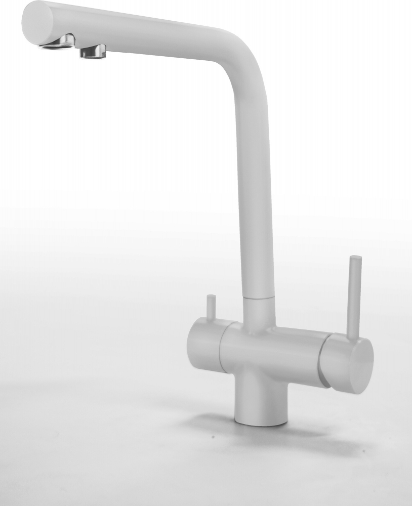 

Кухонний змішувач ELLECI T01 BIANCO TITANO 68