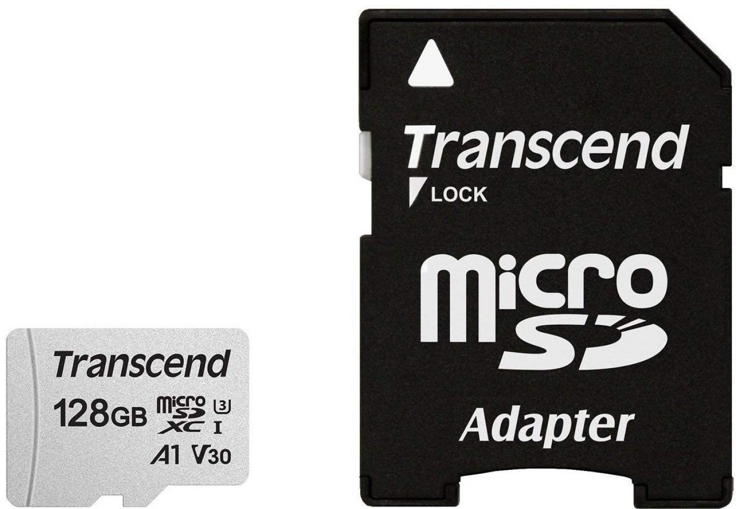 

Карта пам'яті Transcend 300S microSDHC 128GB UHS-I U3 + SD-Adapter (TS128GUSD300S-A)