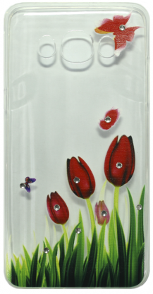 

Накладка Lucent Diamond Case Samsung J710 (J7-2016) Tulips (Red)
