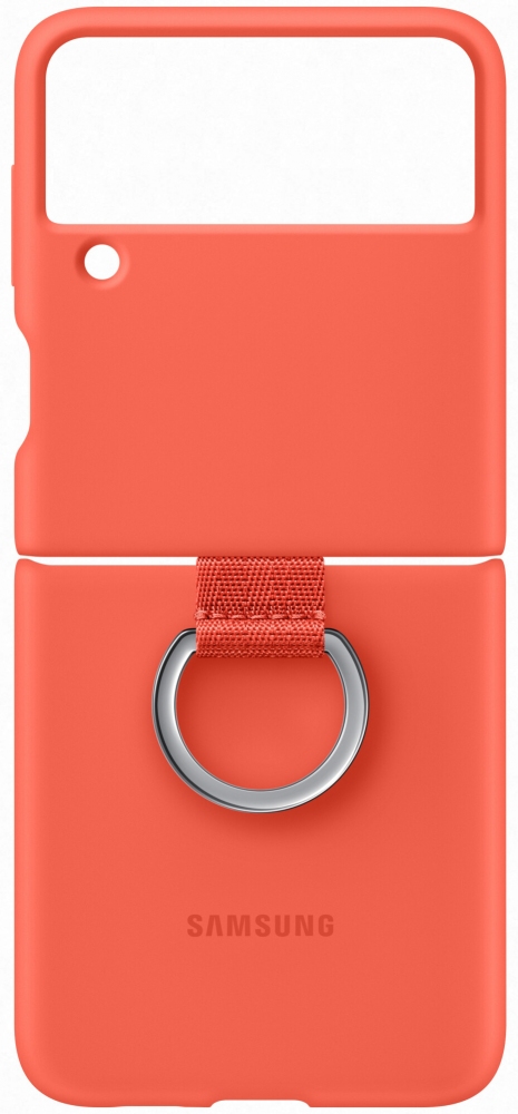 

Панель Silicone Cover with Ring для Samsung Galaxy Z Flip 3 (EF-PF711TPEGRU) Coral