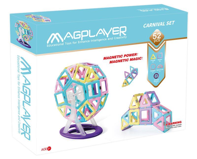 

Магнитный конструктор MagPlayer 52 элемента (MPH2-52)