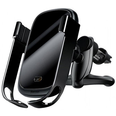 

Автотримач Baseus Wireless Charger Rock Solid Electric Car Mount (WXHW01-01) Black