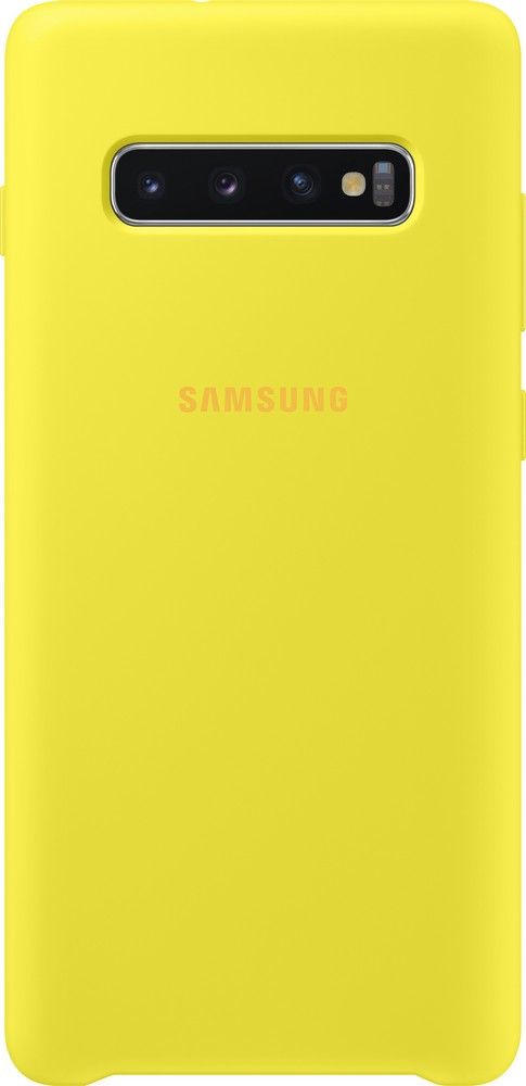 Панель Samsung Silicone Cover для Samsung Galaxy S10 Plus (EF-PG975TYEGRU) Yellow от Територія твоєї техніки на платформе USKIDKA Панель Samsung Silicone Cover для Samsung Galaxy S10 Plus (EF-PG975TYEGRU) Yellow от Територія твоєї техніки