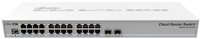 

Комутатор MikroTik CRS326-24G-2S+RM