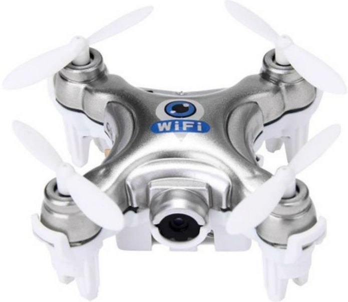 

Квадрокоптер Cheerson CX-10W Nano Wi-Fi з камерою 2.4 ГГц (CX-10Wg) Gray