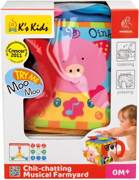 

Куб Ks Kids Ферма з музичними ефектами (KA10603-GB)