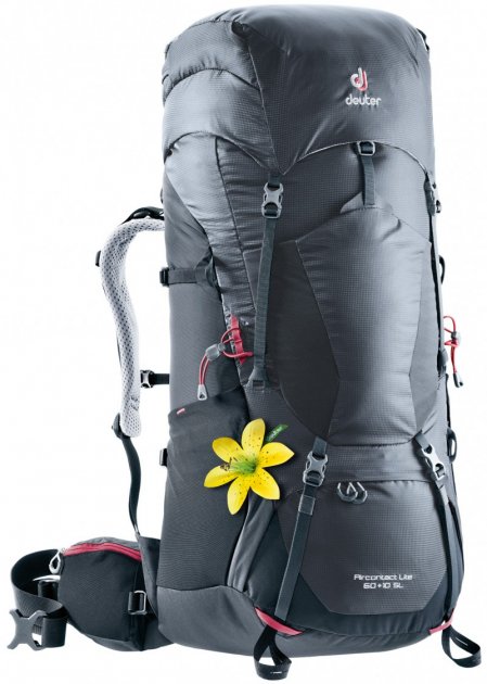 

Рюкзак Deuter Aircontact Lite 60 +10 SL (4340218 4701) Graphite-black