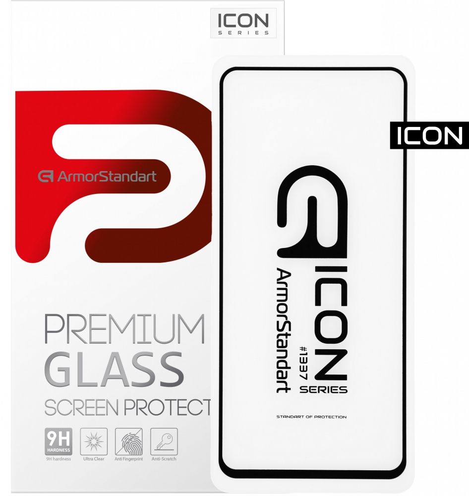 

Защитное стекло ArmorStandart Icon для Xiaomi Redmi Note 9s/9 Pro/9 Pro Max (ARM56278-GIC-BK) Black