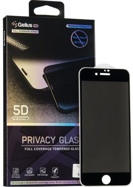 

Захисне скло Gelius Pro 5D Privacy iPhone 7/8 Black