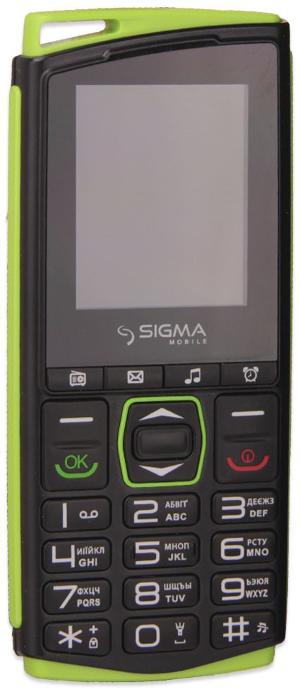 

Мобильный телефон Sigma mobile Comfort 50 Mini 4 Black-Green