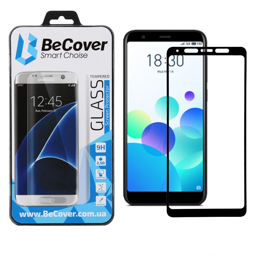 

Захисне скло BeCover для Meizu M8c (703301) Black