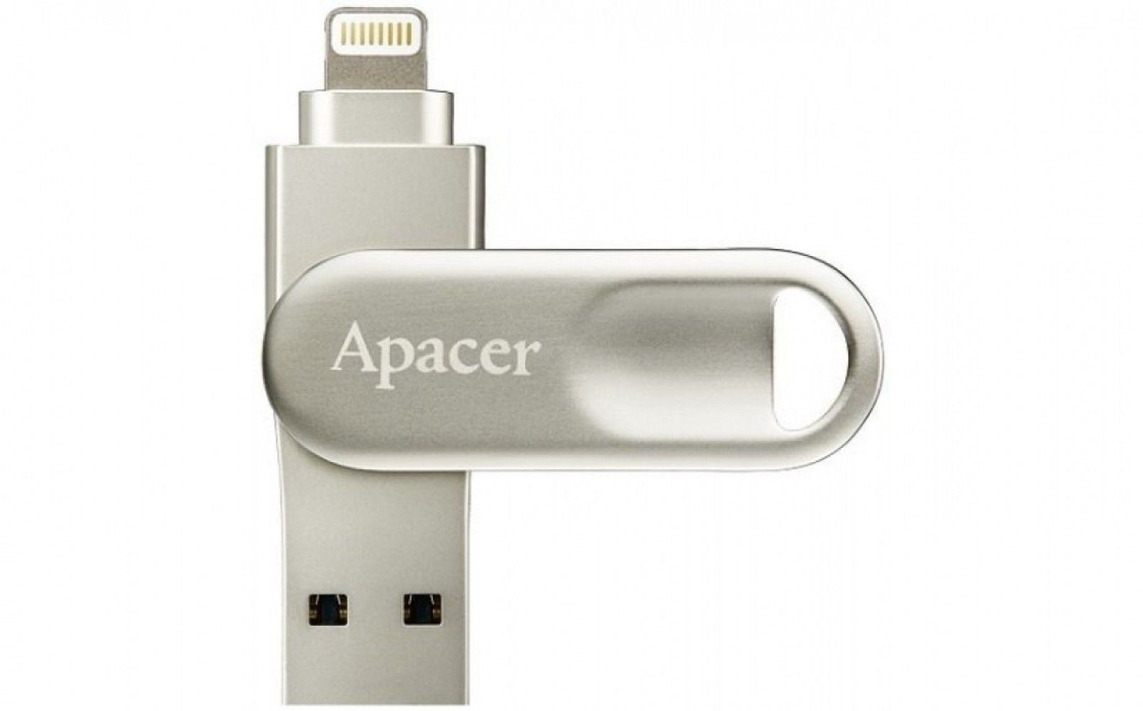 

USB флеш накопитель Apacer AH790 32 GB Lightning Dual USB 3.1 Silver (AP32GAH790S-1)